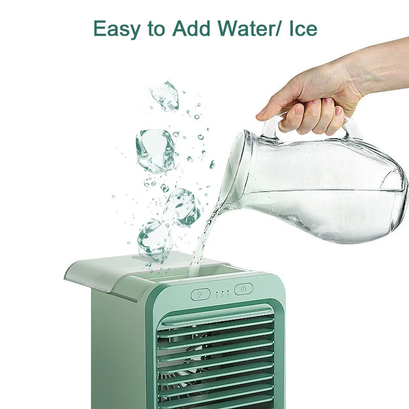 Ventilador Climatizador Portátil USB con Depósito de Agua | IceVibes