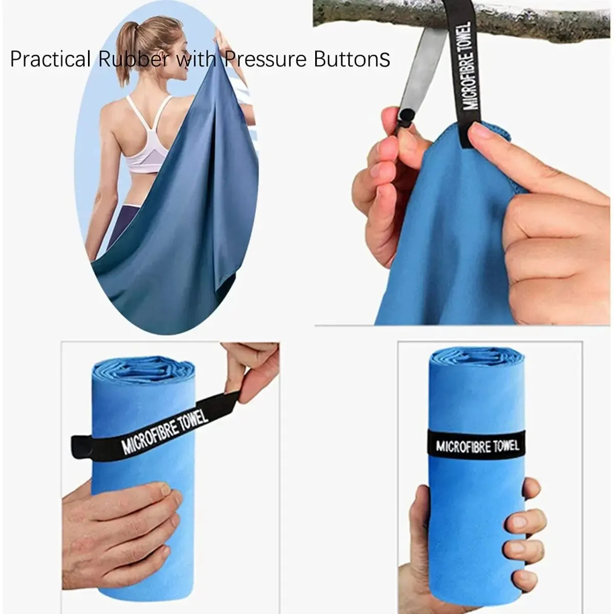 Toalla Deportiva de Secado Rápido Ultraabsorbente | IceVibes
