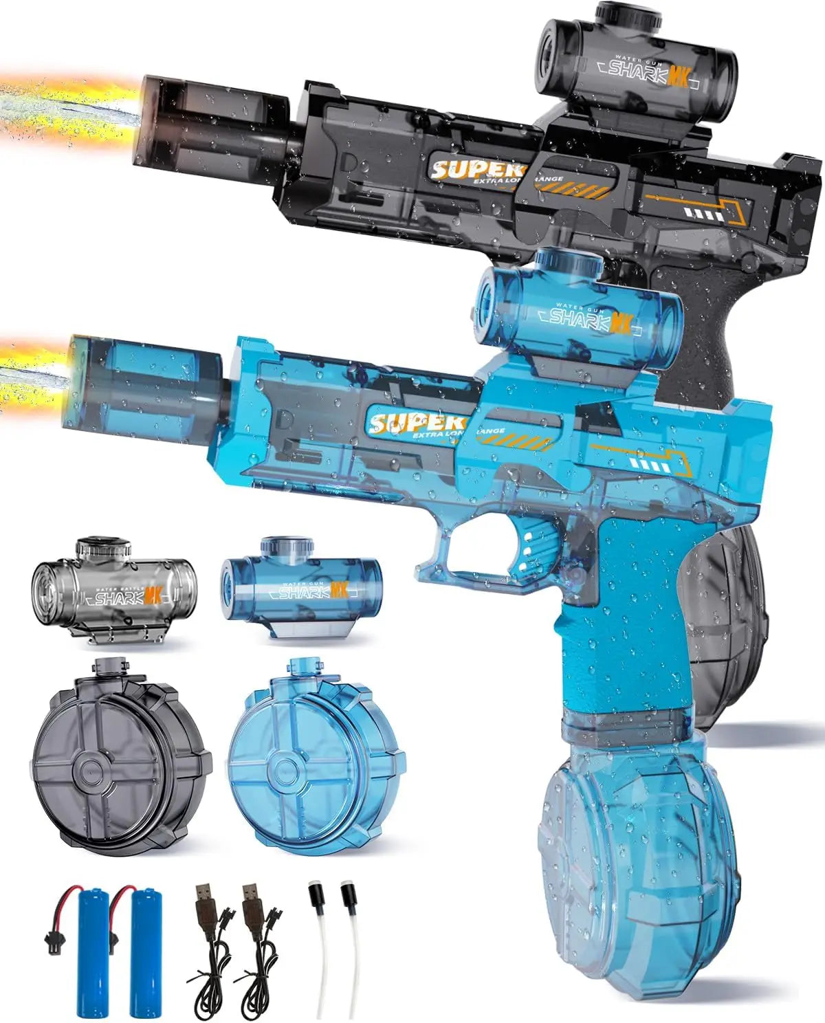 Pistola de Agua Eléctrica Automática con Luces LED | IceVibes