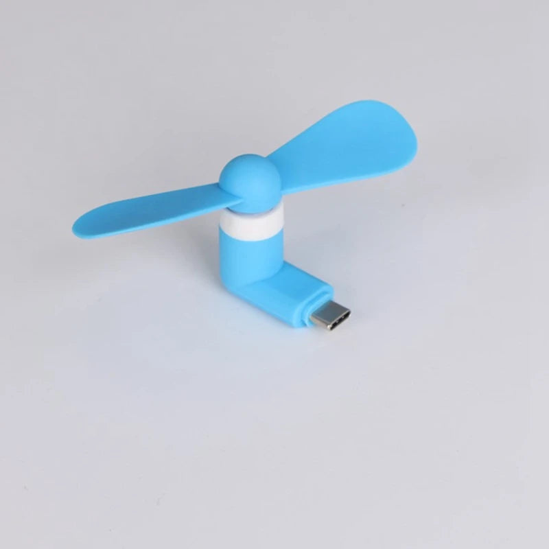 Mini Ventilador USB-C para Móvil Portátil 360° | IceVibes