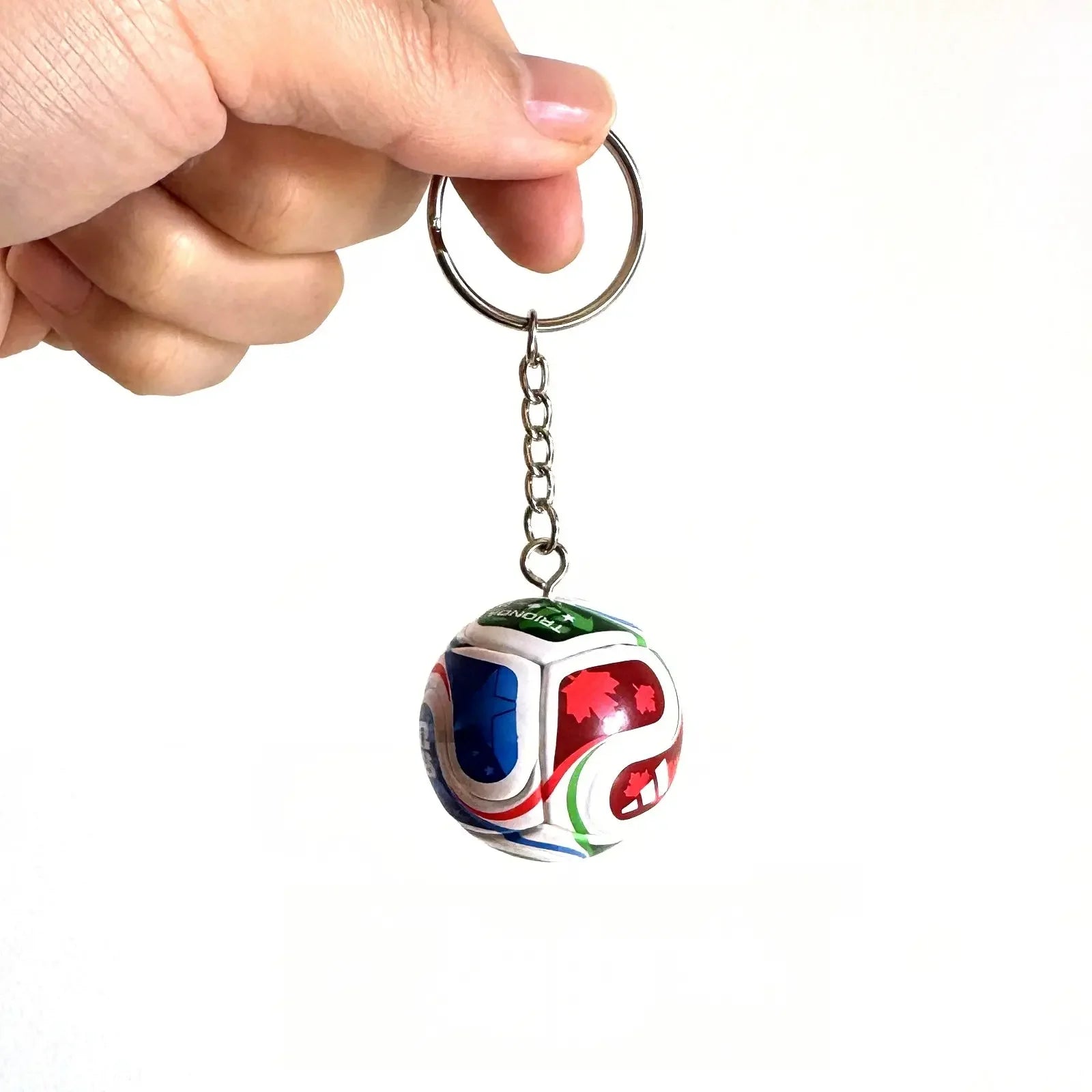 Mini 3D Soccer Ball Keychain