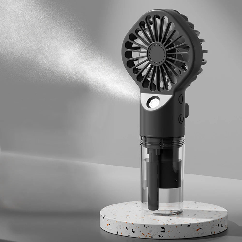 Ventilador de Mano Portátil con Spray de Agua Recargable | IceVibes