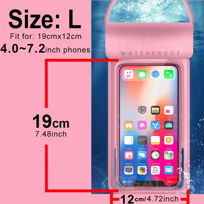 Funda Impermeable IPX8 Universal para Móvil Playa y Piscina | IceVibes