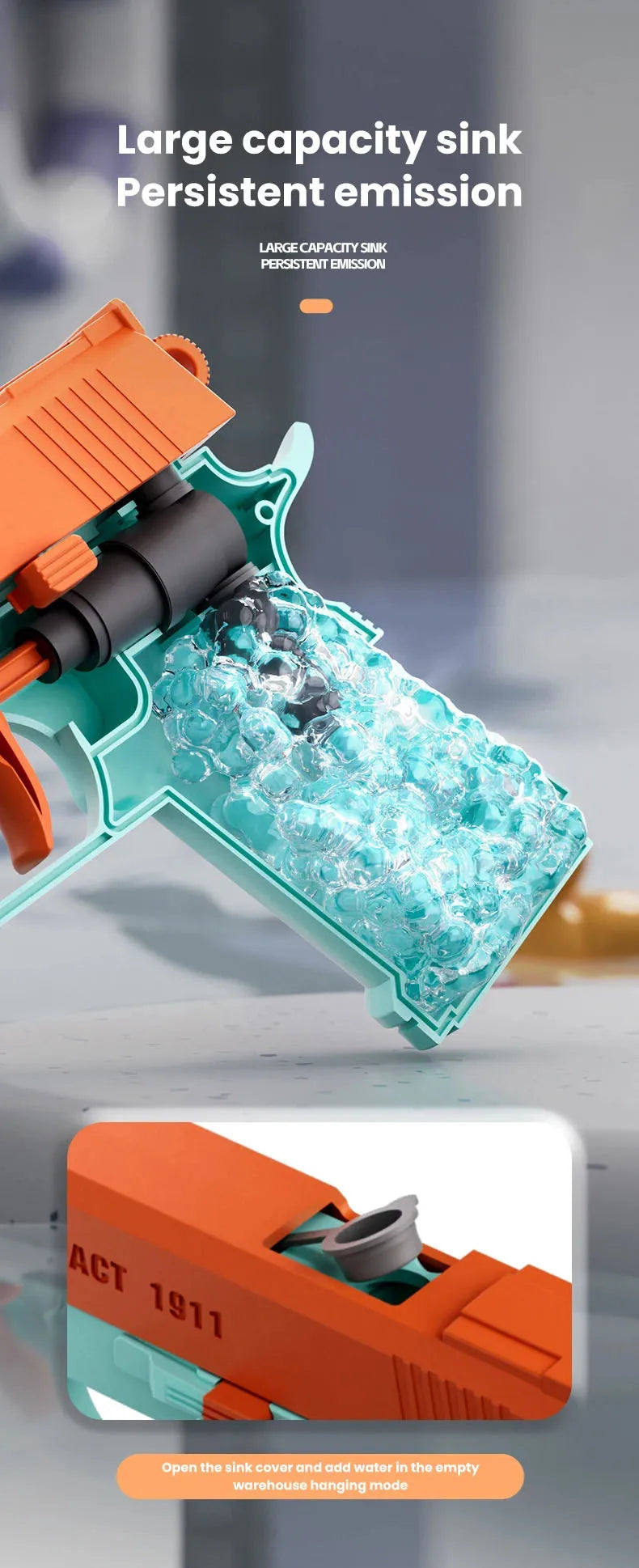 Pistola de Agua Mini para Juegos en Exteriores Verano | IceVibes
