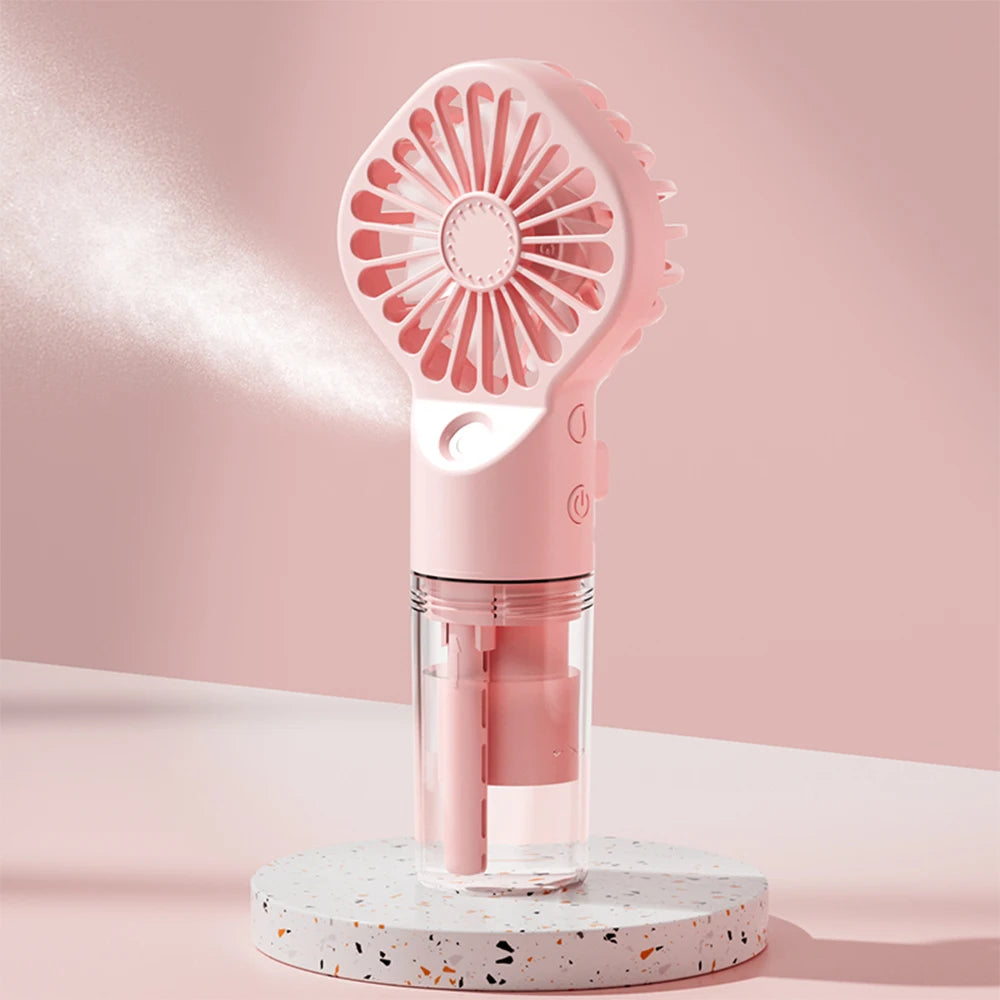 Ventilador de Mano Portátil con Spray de Agua Recargable | IceVibes