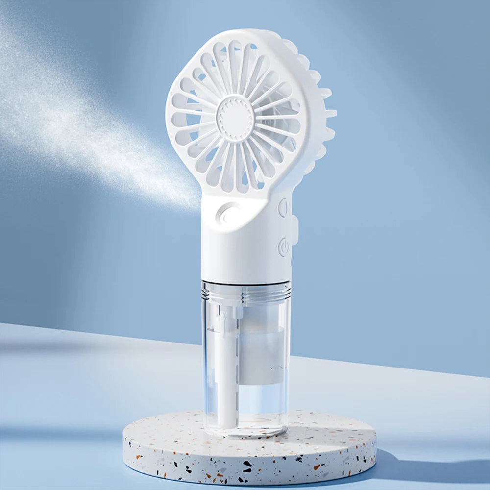 Ventilador de Mano Portátil con Spray de Agua Recargable | IceVibes