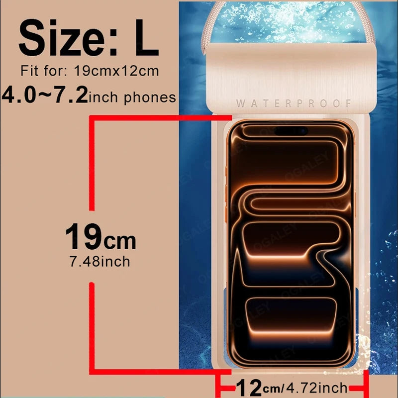 Funda Impermeable IPX8 Universal para Móvil Playa y Piscina | IceVibes
