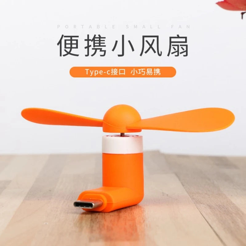 Mini Ventilador USB-C para Móvil Portátil 360° | IceVibes