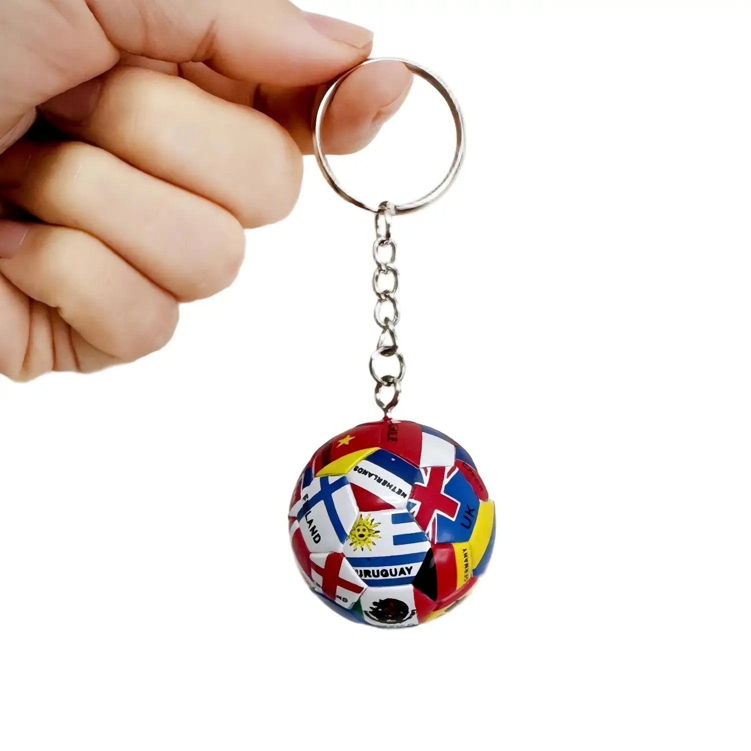 Mini 3D Soccer Ball Keychain