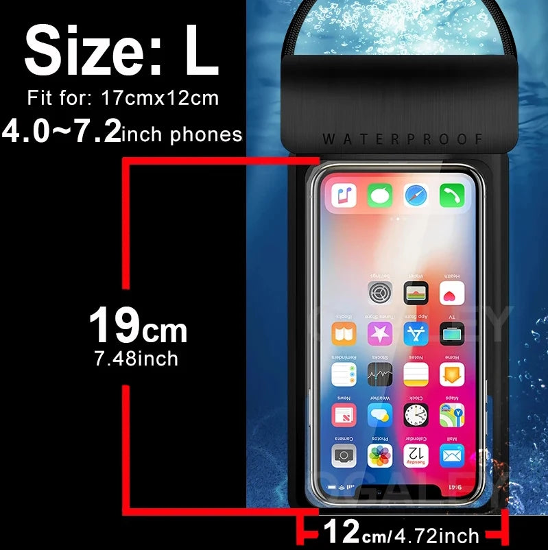 Funda Impermeable IPX8 Universal para Móvil Playa y Piscina | IceVibes