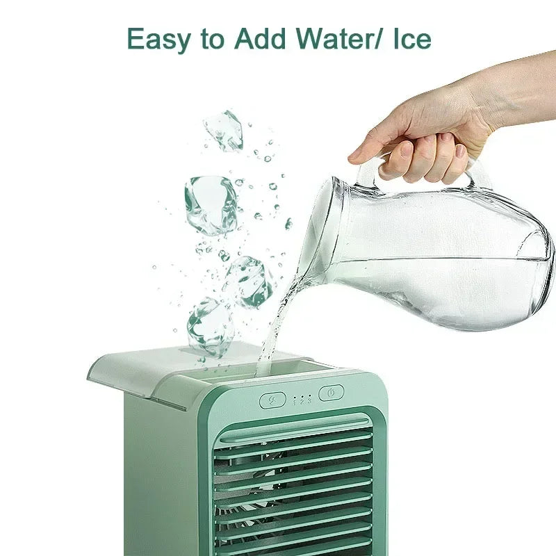 Ventilador Climatizador Portátil USB con Depósito de Agua | IceVibes