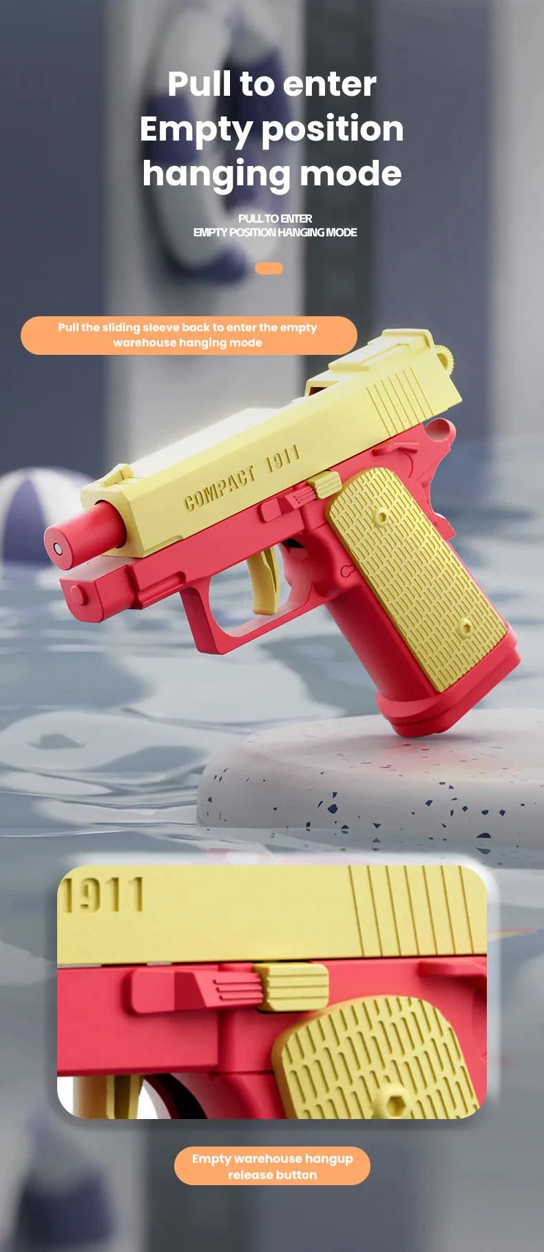 Pistola de Agua Mini para Juegos en Exteriores Verano | IceVibes